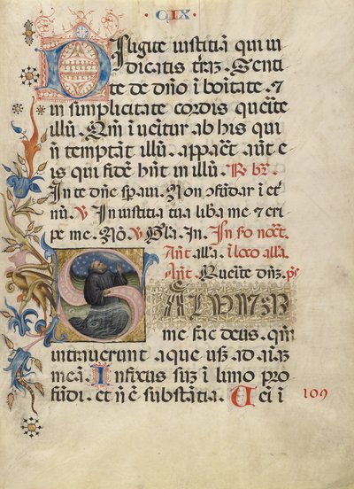 Initial S- A Monk Praying in the Water by Unbekannt Unbekannt
